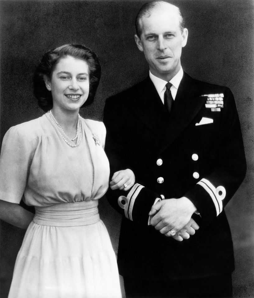 Królowa Elżbieta II i książe Edynburga, Filip Mountbatten w 1947 roku