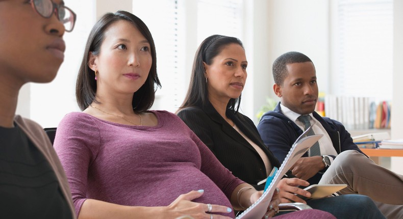 diverse team of coworkers