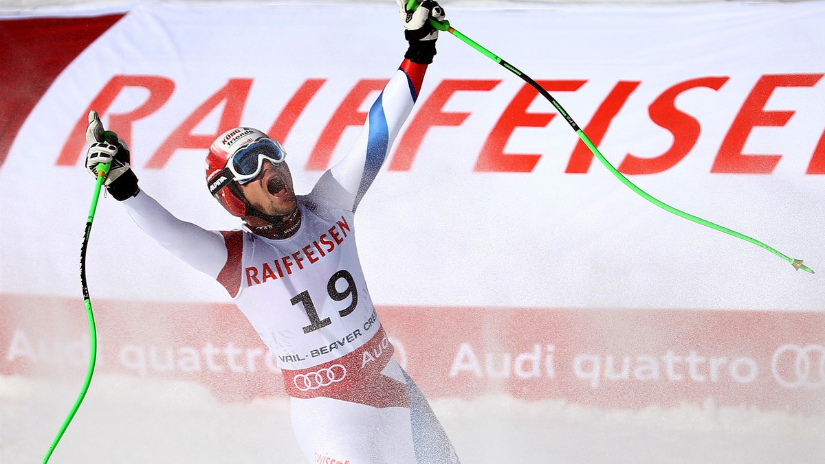 Szwajcar Patrick Kueng wywalczył w amerykańskim Vail/Beaver Creek mistrzostwo świata w zjeździe. Na słynnej Birds of Prey 31-latek o 0,24 s wyprzedził Amerykanina Travisa Ganonga i o 0,31 s Szwajcara Beata Feuza. Złoty medalista ze Schladming, Norweg Aksel Lund Svindal, był szósty (+0,45 s), a jego rodak i jeden z kandydatów do triumfu, Kjetil Jansrud, dopiero 15. (+0,99 s).