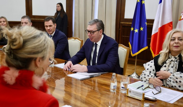 Aleksandar Vučić i Žan-Noel Baroo
