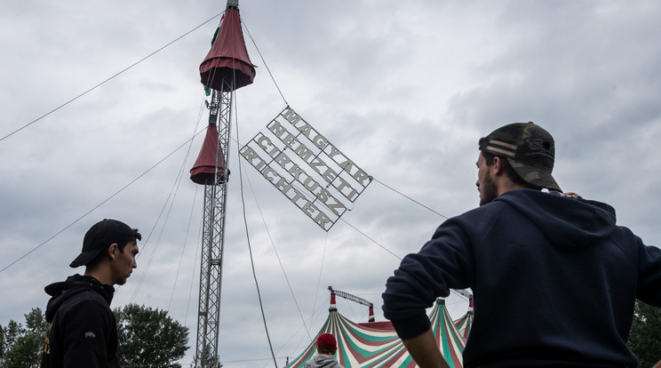 Készül a Nemzeti Cirkusz a nyitásra / Fotó: Zsolnai Péter
