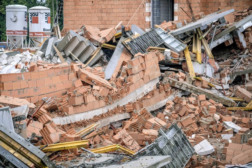 Zawalił się blok w Bielsku-Białej