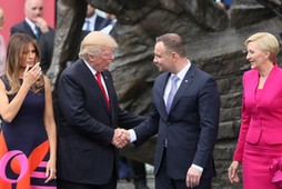 Donald Trump, Melania Trump, Andrzej Duda, Agata Kornhauser Duda