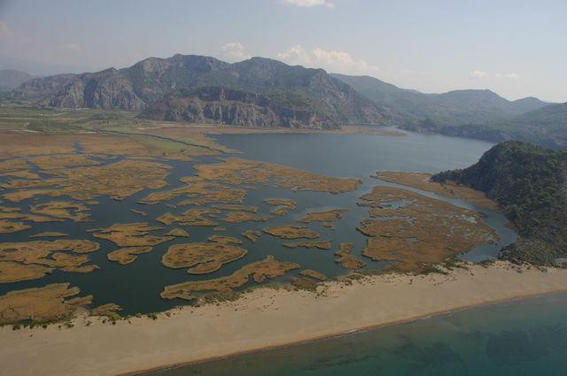 Galeria Turcja - "Zielony" Dalyan z lotu ptaka, obrazek 6