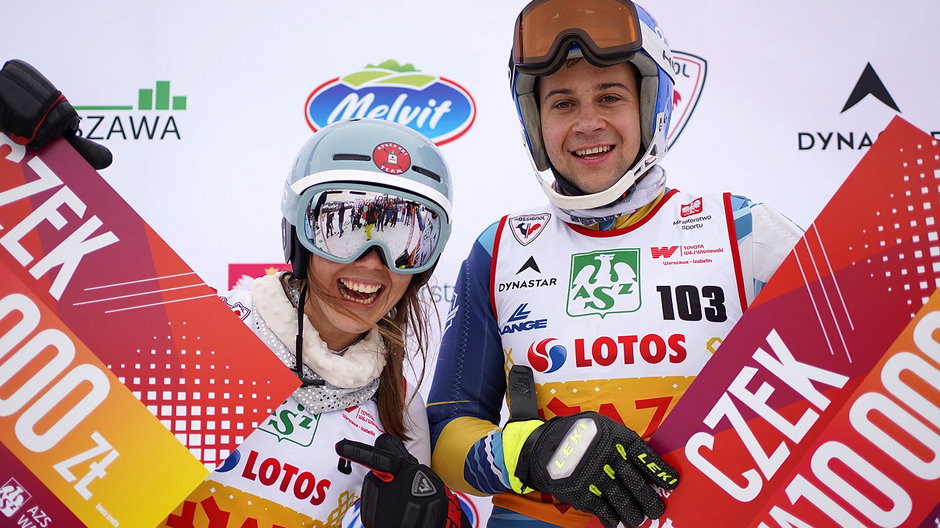 AZS Winter Cup: Katarzyna Wąsek i Paweł Jaksina.