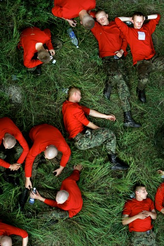 III miejsce w kategorii Cywilizacja. Akcja artysty Piotra Uklańskiego “Solidarność”, polegająca na utworzeniu napisu Solidarność z 3 000 żołnierzy