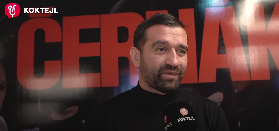 Milan Ondrík na premiére filmu Černák.