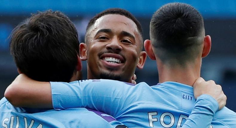 Manchester City's Gabriel Jesus ended his goal drought against Newcastle