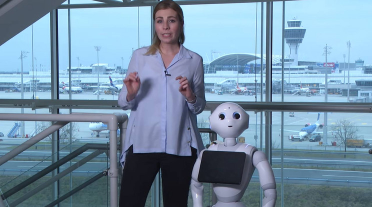 Josie Pepper, a cuki kis robot - reméljük, nem lesz belőle Skynet-katona / Fotó: Youtube