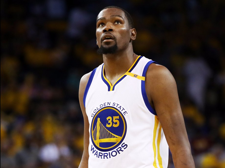 Kevin Durant, Golden State Warriors forward and Roc Nation Sports athlete.