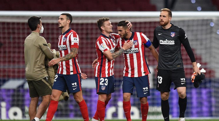 Fontos sikert ért el a Real Sociedad ellen az Atlético /Fotó: Getty Images