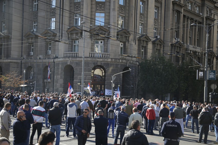Protest taksista, dan 7.