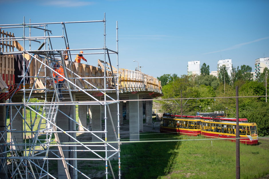 Remont wiaduktu ul Dąbrowskiego