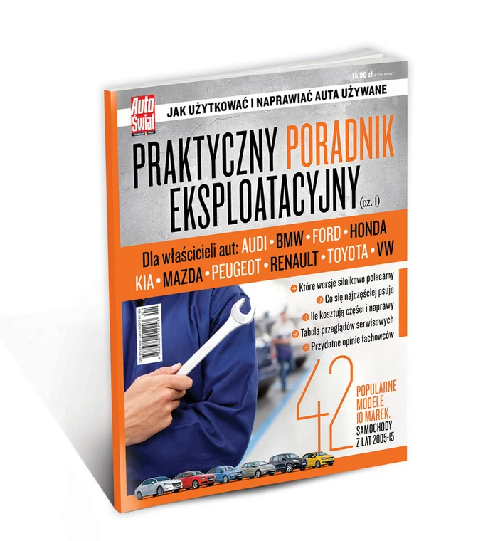 Masz kilkuletnie auto marki Audi, BMW, Ford, Honda, Kia, Mazda, Peugeot, Renault, Toyota lub Volkswagen? A może przymierzasz się do zakupu auta wyżej wymienionych marek? Koniecznie sięgnij po „Praktyczny poradnik eksploatacyjny”