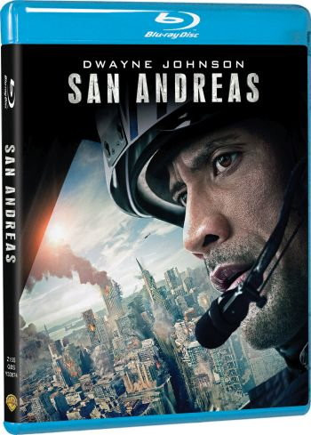 "San Andreas" - okładka wydania Blu-ray