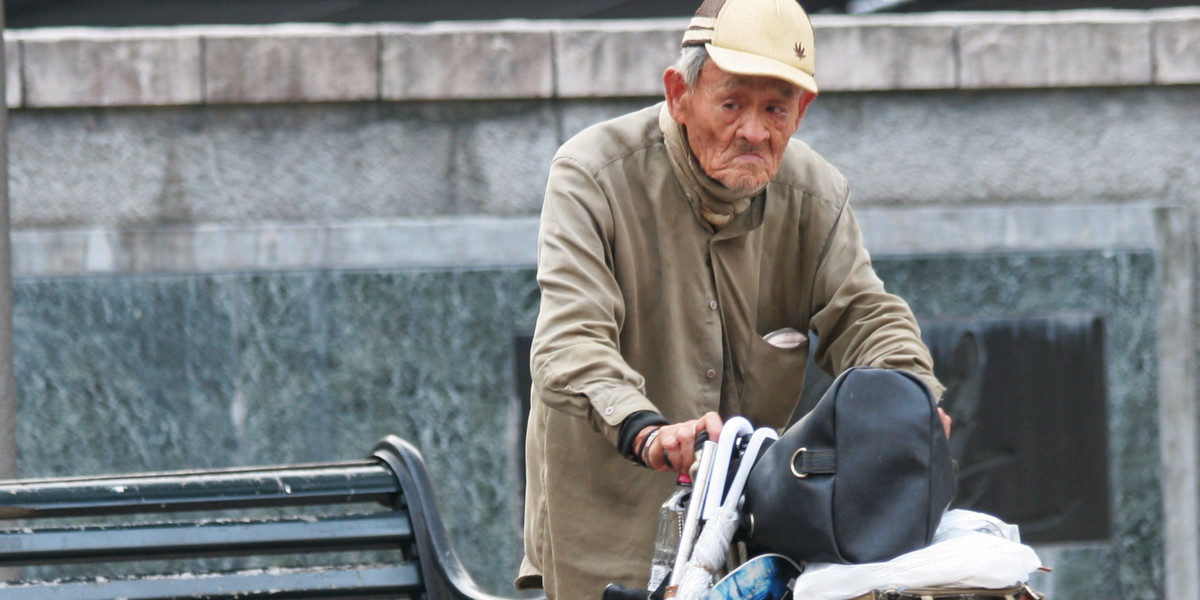 Japanese people who can't afford elder care are reviving a practice known as 'granny dumping'