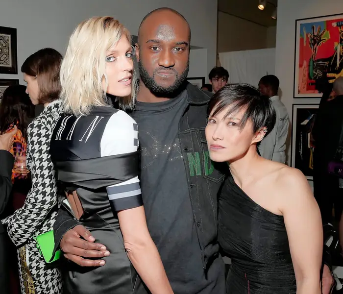 Anja Rubik, Virgil Abloh i Sandra Choi