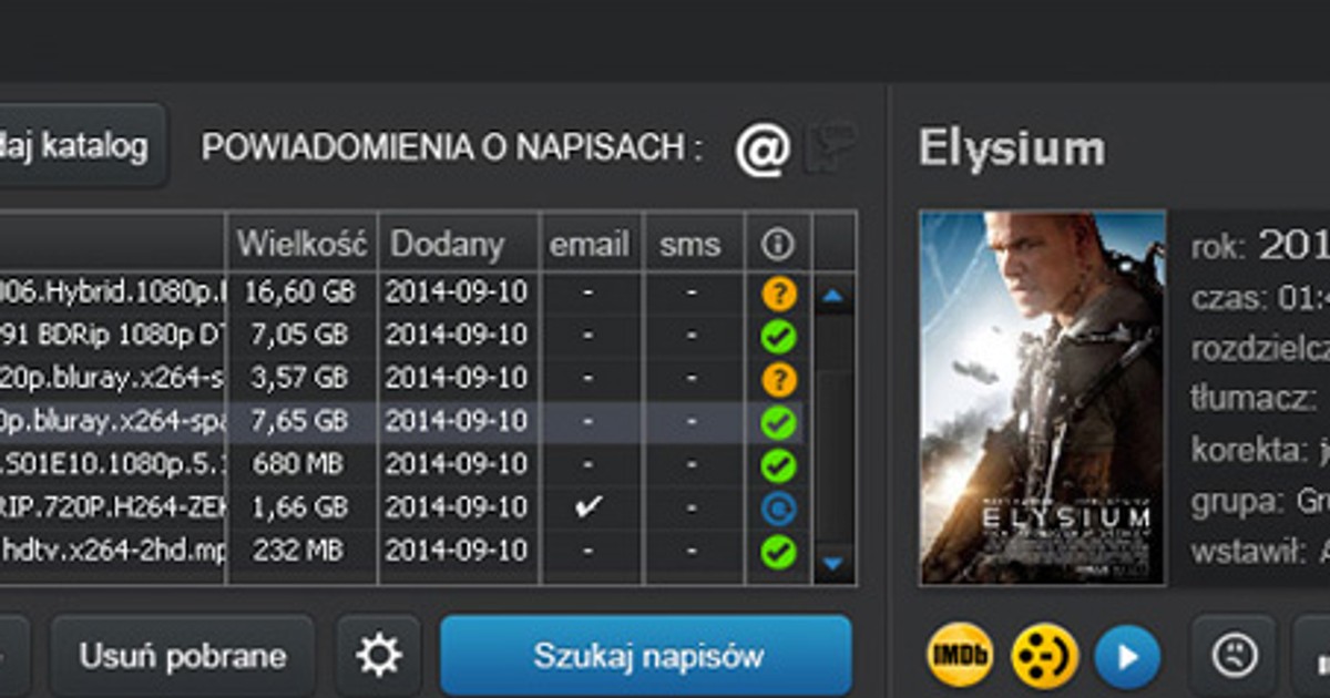 Napisy24 napisy do filmów Napisy24 darmowy program do pobierania