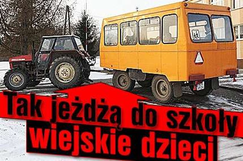 Tak do szkoły jeżdżą wiejskie dzieci