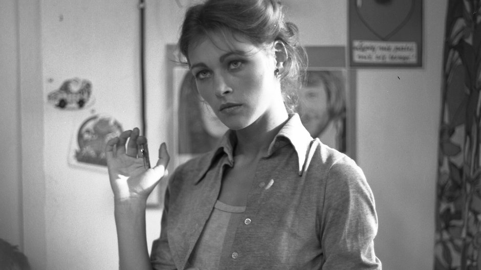 Joanna Pacuła w serialu "Kto za?" (1980 r.)