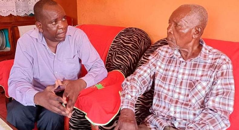 Hiltan Kalugho, 94, left his family in Mwatate Taita Taveta in 1980, returned 42 years later [Photo: Courtesy]