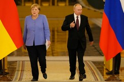 Niemieckie media krytykują Merkel: Załatwiła Putinowi NS2, sama niczego nie dostała
