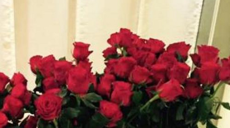Száz szál rózsával kedveskedtek Demcsák Zsuzsának