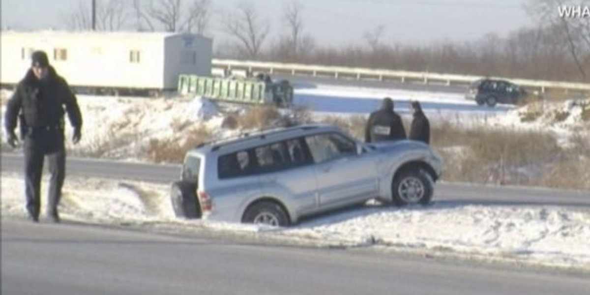 zabity na autostradzie