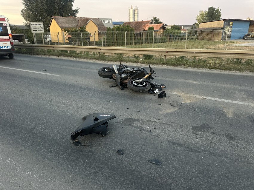 Teško povređen vozač motora na obilaznici oko Čačka