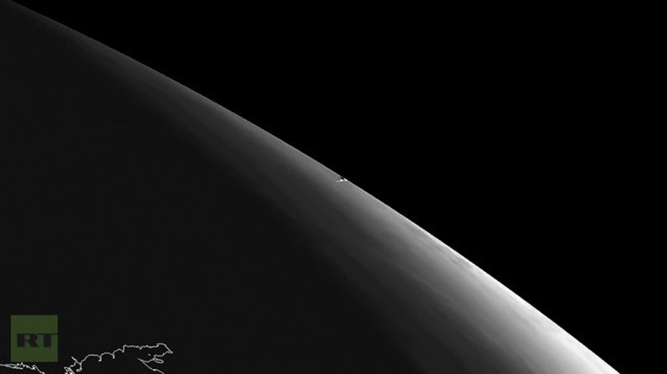 Meteorološki satelit Meteo 10 fotografisao je meteor neposredno nakon što je ušao u Zemljinu atmosferu (FOTO: EUMETSAT)