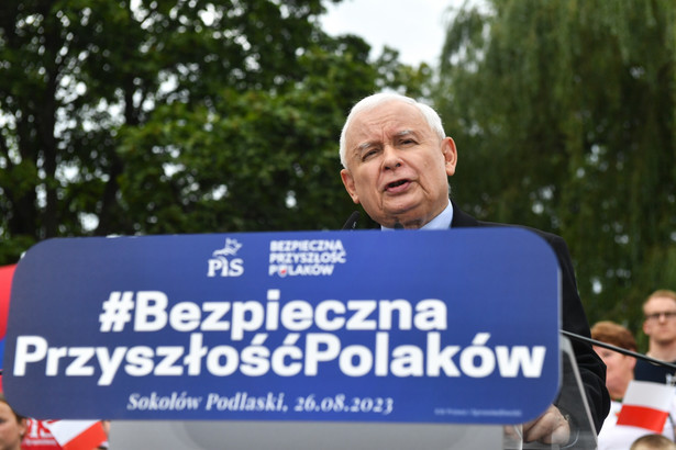 Kampania wyborcza do parlamentu 2023. Wicepremier, prezes PiS Jarosław Kaczyński