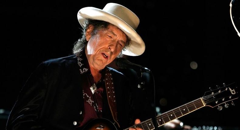 US singer Bob Dylan won the 2016 Nobel prize for literature