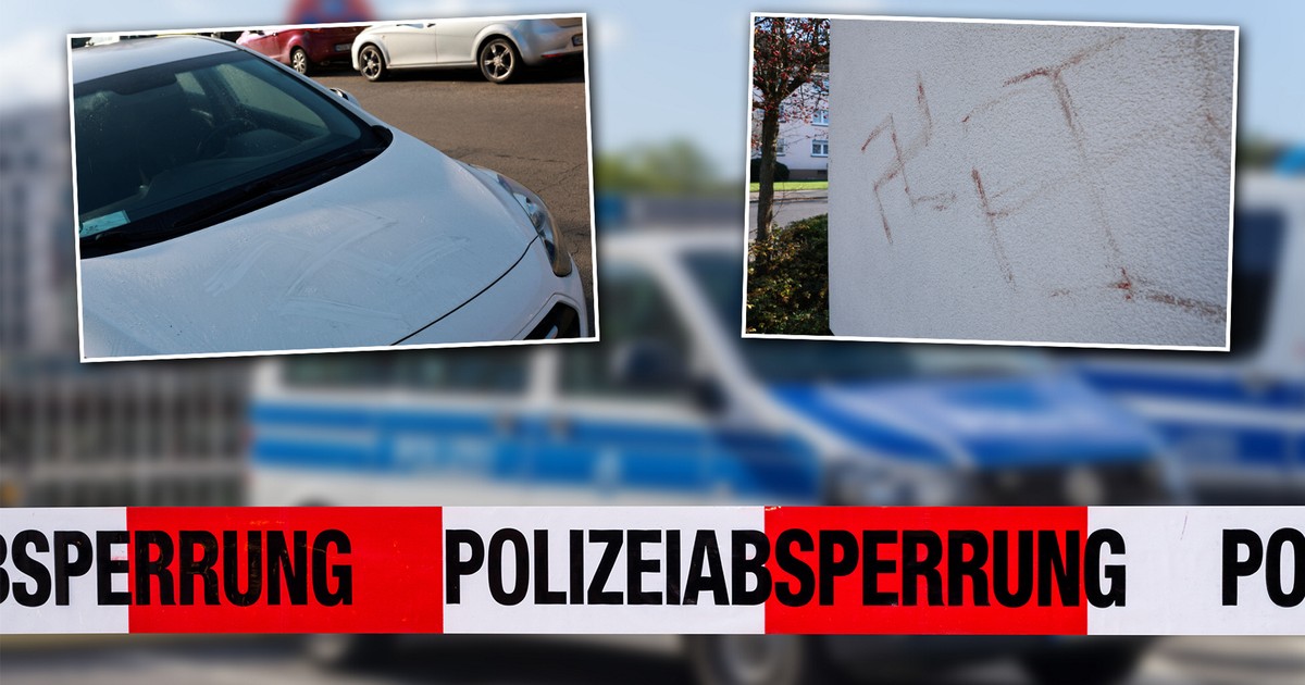 Swastyki z ludzkiej krwi na autach i domach? Makabryczne znalezisko