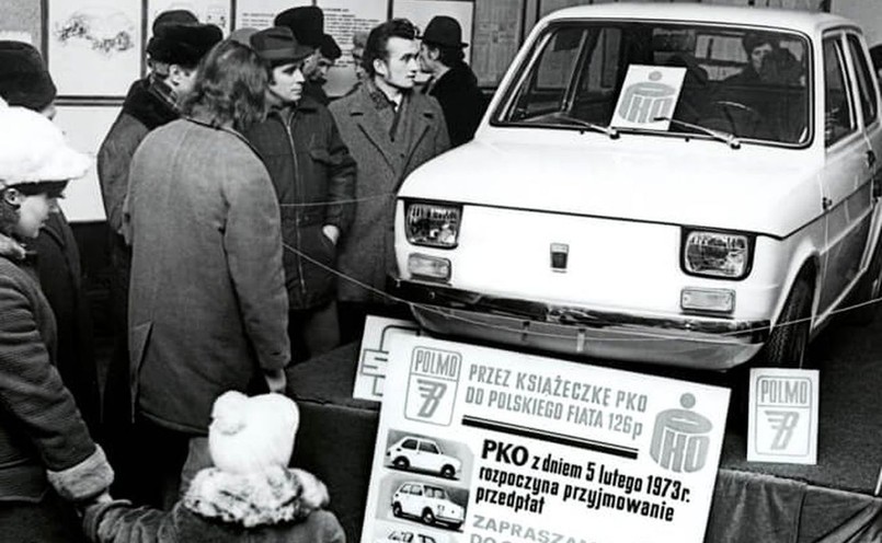 Pieniądze na Fiata 126p i FSO 1500 trzeba było wpłacać na książeczkę samochodową PKO