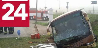 Wypadek autobusu z Polakami. Jest 29 rannych!