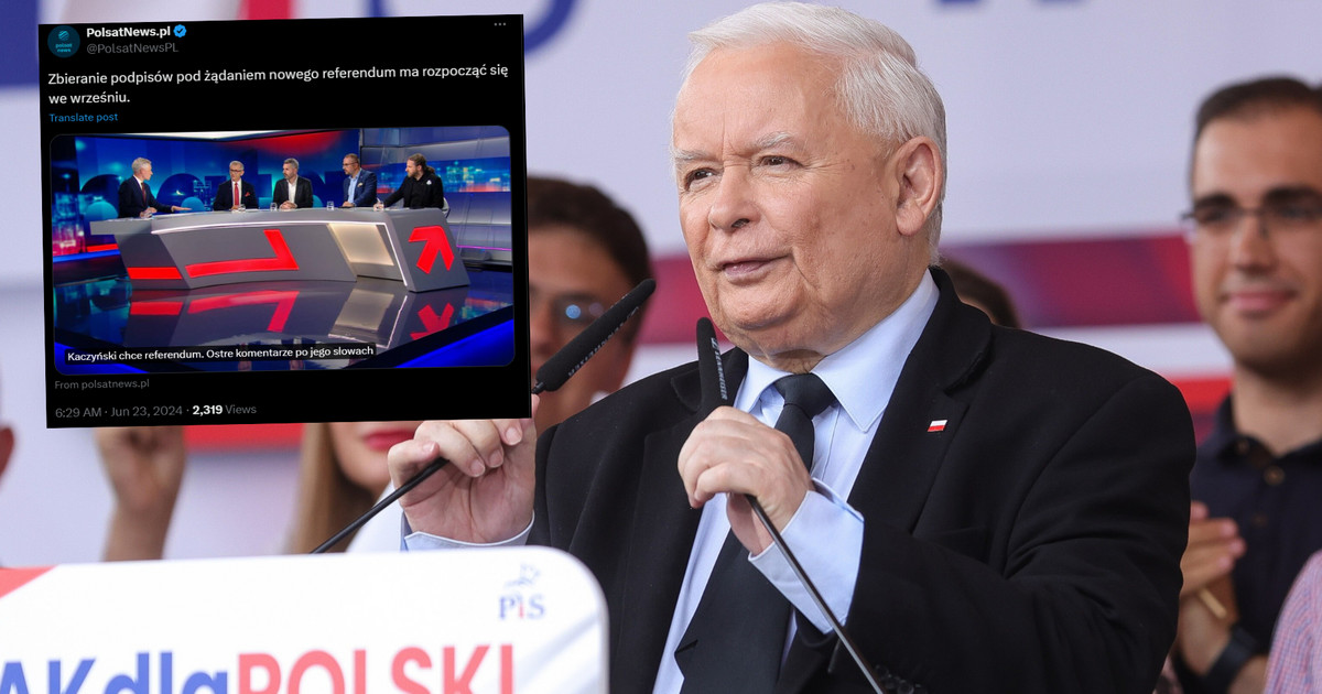 Tormenta tras las palabras de Jarosław Kaczyński.  «Esa es una muy mala idea».