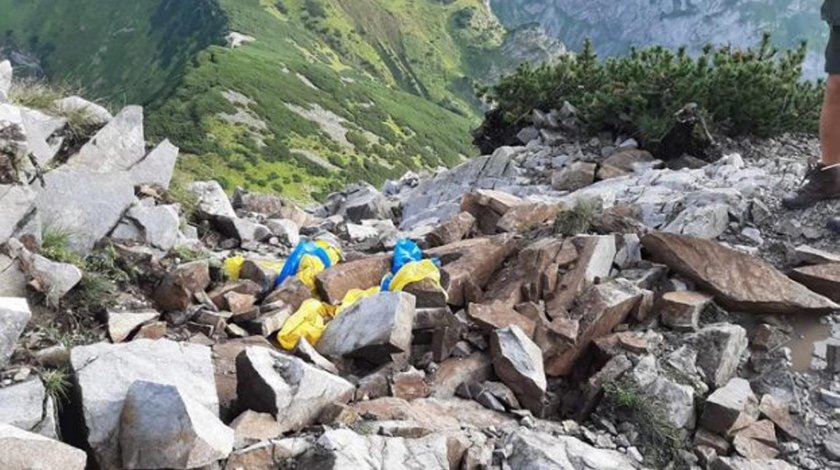 Tatry: Szlak na Giewont do remontu. Po burzy pozrywane łańcuchy