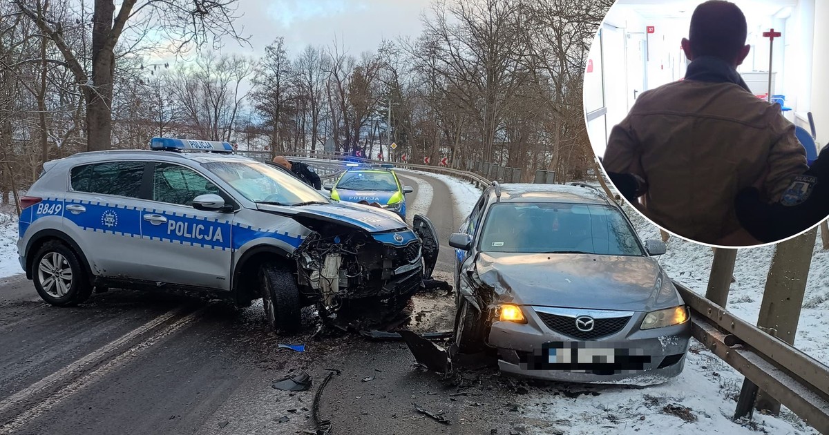 Ucieczka przed policją kończy się wypadkiem. "Miał dwa sądowe zakazy jazdy"