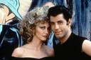 Olivia Newton-John jako Sandy i John Travolta jako Danny w musicalu "Grease"