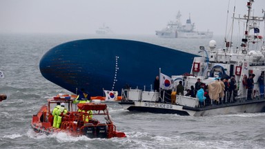 Korea Południowa: kapitan wśród osób, które jako pierwsze opuściły tonący prom