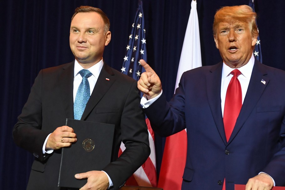 Prezydent USA Donald Trump spotkał się z prezydentem Andrzejem Dudą w Nowym Jorku