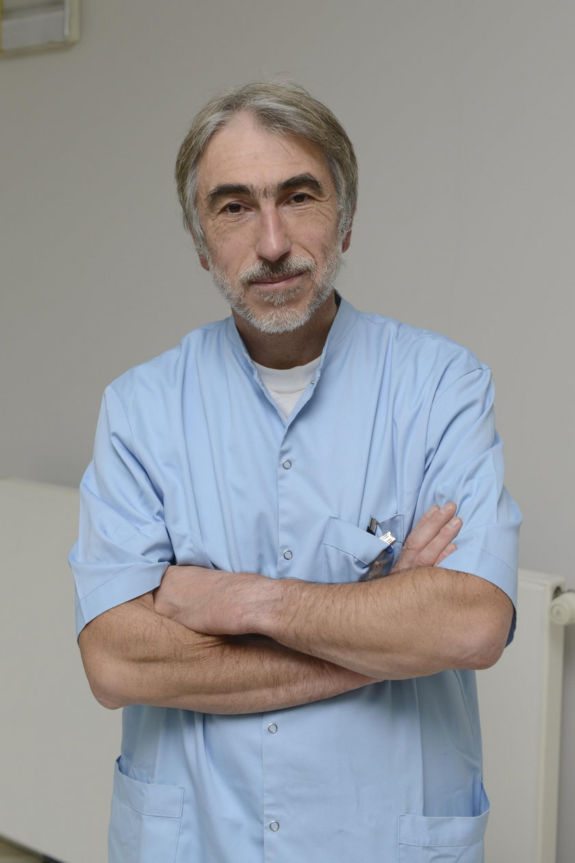 dr Adam Domanasiewicz (50 l.) z Kliniki Chirurgii Urazowej i Chirurgii Ręki USK