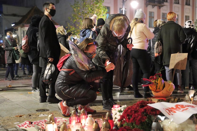 Protest po decyzji TK w sprawie aborcji. 13 dzień