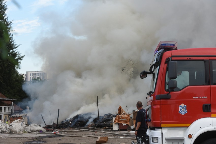 Požar kod Starog sajmišta