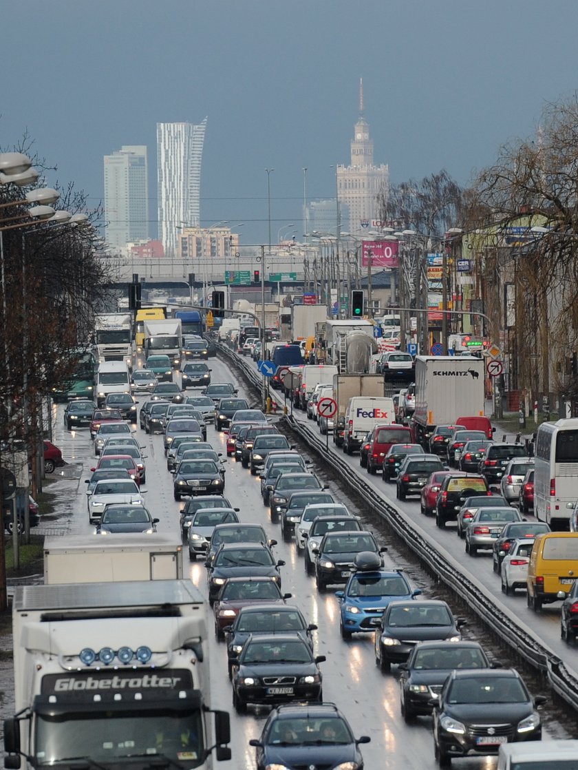 Warszawa w pierwszej dziesiątce najbardziej zakorkowanych miast świata