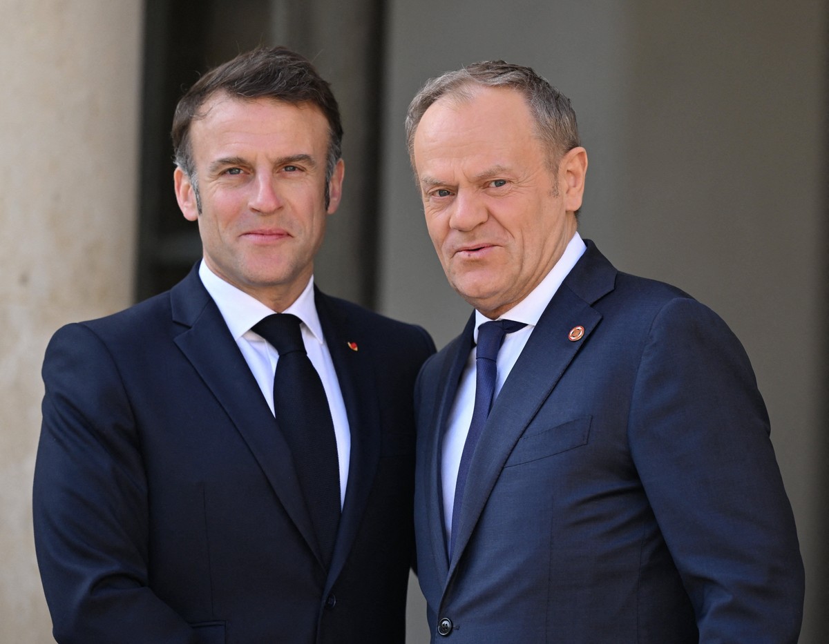 Emmanuel Macron i Donald Tusk
