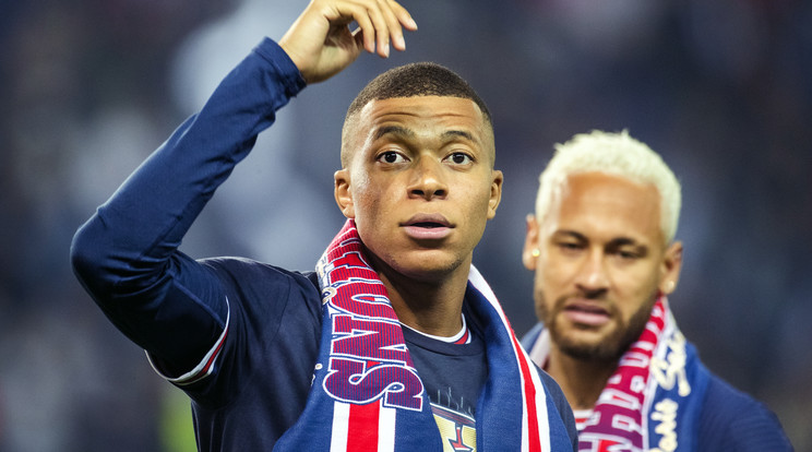 Mbappé(balra) szerint Neymar direkt nem passzol neki/Getty Images