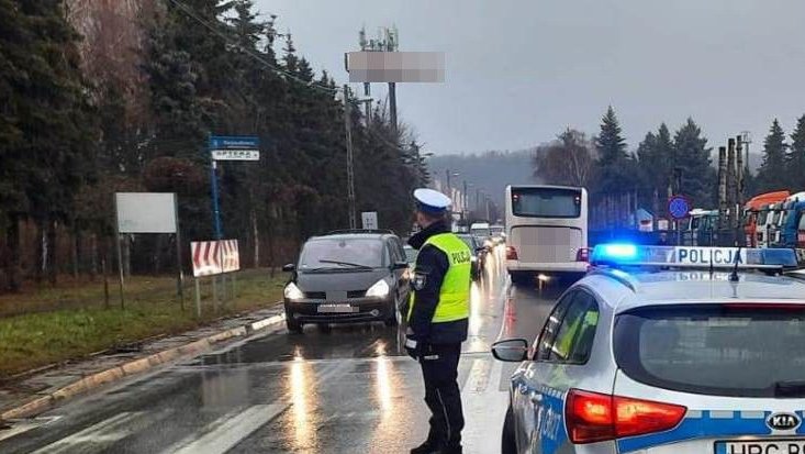 Wypadek rejonie skrzyżowania ul. Tarnowskiej z ul. Dojazdową w Nowym Sączu