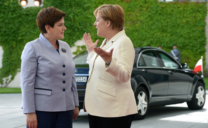 Premier Beata Szydło u kanclerz Angeli Merkel