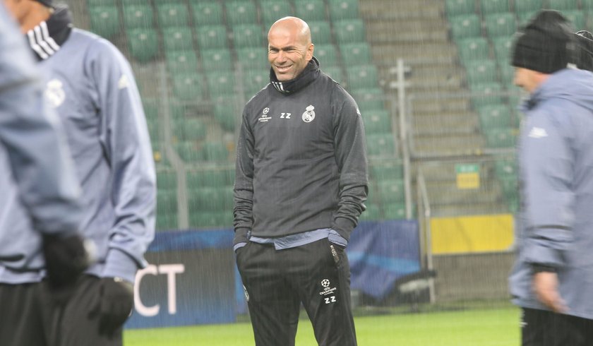 Real Madryt trenuje na stadionie Legii